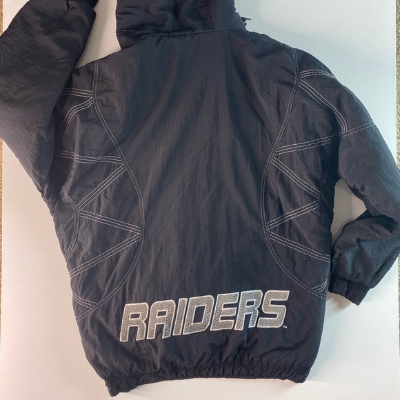 Vintage Oakland Raiders Starter Windbreaker 90’s - Picture 3 of 6